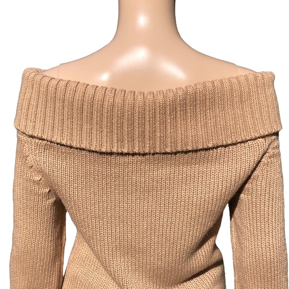 COPY - CELINE NWOT cashmere and silk golden beige sweater Sz m - Picture 7 of 13